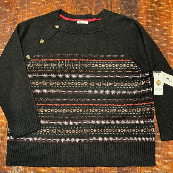 OLIVE & VINE CREW NECK SWEATER XL🍁 - Picture 1 of 5